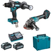 Makita - Satz von 2 Maschinen 40 v max Li-Ion 4 Ah xgt (DF001G + GA005G) DK0124G201 von Makita
