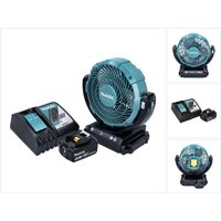 Makita DCF 102 RT1 Akku Ventilator Lüfter 18 V 18 cm + 1x Akku 5,0 Ah + Ladegerät von Makita