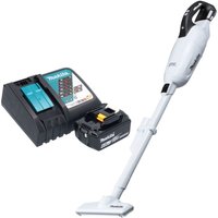 Makita - dcl 281 FRG1W Akku Staubsauger 18 v weiß Brushless + 1x Akku 6,0 Ah + Ladegerät von Makita
