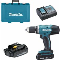 Akku-Bohrschrauber 18V DDF453SYE mit 2x 1,5 Ah Akku + Lader im Koffer - Makita von Makita