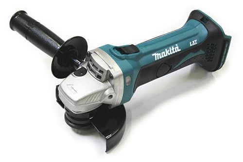 Makita DGA452Z Akku Winkelschleifer Solo 18V Li-ION - nur die Maschine, Blau, Silber von Makita