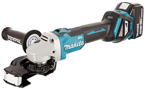 Makita DGA511RTJ Akku-Winkelschleifer 18 V / 5,0 Ah, 2 Akkus + Ladegerät Im MAKPAC von Makita