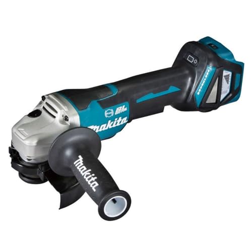 Makita DGA517Z Akku-Winkelschleifer 18 V mit Paddleschalter (ohne Akku, ohne Ladegerät), Bunt von Makita