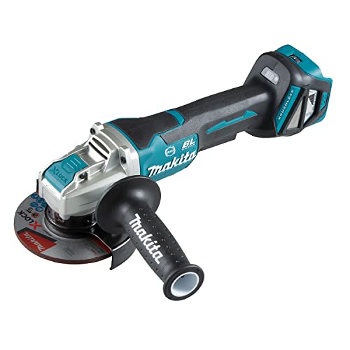 Makita DGA519Z 18 V Li-Ion LXT 125 mm bürstenloser X-Lock-Winkelschleifer – Batterien und Ladegerät nicht im Lieferumfang enthalten von Makita