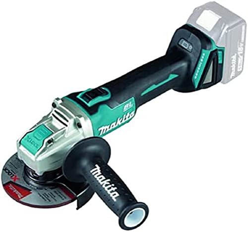 Makita DGA521ZX1 Akku-Winkelschleifer 18V mit Schiebeschalter (ohne Akku, ohne Ladegerät) von Makita