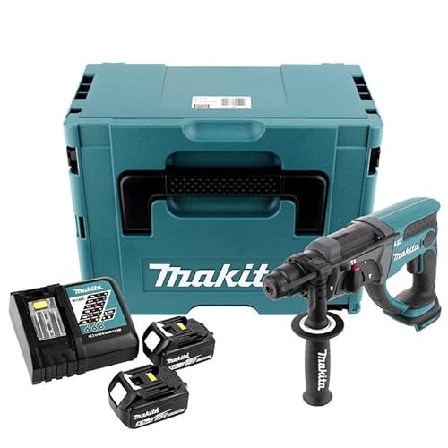 Makita DHR 202 RT1J Akku-Kombihammer 18 V 2,0 J + 1x Akku 5,0 Ah + Ladegerät im Makpac 2 von Makita