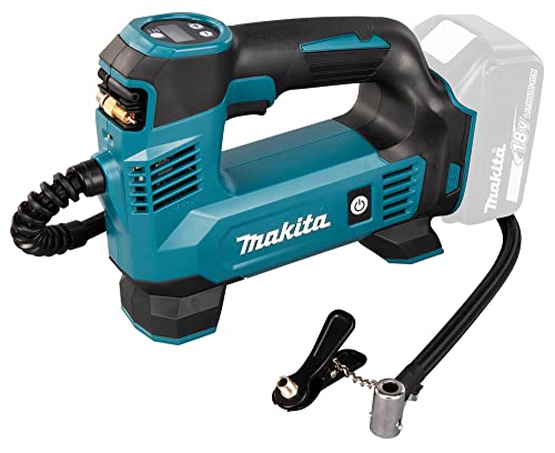 Makita DMP180Z Akku-Kompressor 8,3 bar 18 V (ohne Akku, ohne Ladegerät) Blau, Silber von Makita