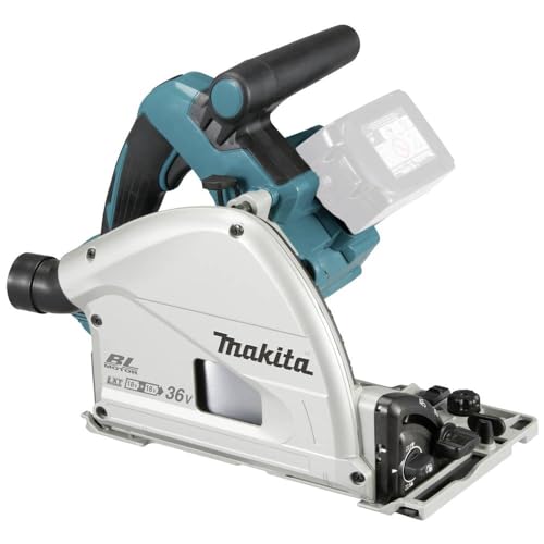 Makita DSP601ZJU Akku-Tauchsäge 56mm 2x18 V mit Bluetooth (ohne Akku, ohne Ladegerät) im MAKPAC von Makita