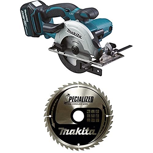 Makita DSS501RTJ Akku-Handkreissäge 51 mm 18V / 5,0 Ah, 2 Akkus + Ladegerät im MAKPAC + SPECIALIZED Sägeb.136x20x16Z von Makita