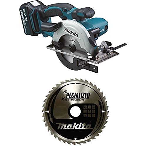 Makita DSS501RTJ Akku-Handkreissäge 51 mm 18V / 5,0 Ah, 2 Akkus + Ladegerät im MAKPAC + SPECIALIZED Sägeb.136x20x36Z von Makita