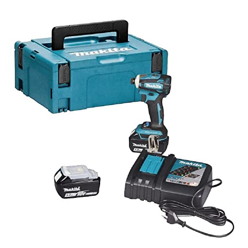 Makita DTD172RTJ Akku-Schlagschrauber 18V / 5,0 Ah, 2 Akkus + Ladegerät im MAKPAC Petrol/Schwarz Makita DTD172RTJ Akku-Schlagschrauber 18V / 5,0 Ah, 2 Akkus + Ladegerät im MAKPAC Petrol/Schwarz von Makita