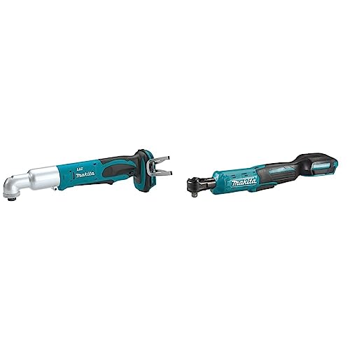 Makita DTL061Z Akku-Winkelschlagschrauber 18 V & DWR180Z Ratschenschrauber 18 V (Ohne Akku, Ohne Ladegerät), (L x B x H) 387 x 78 x 116 mm von Makita