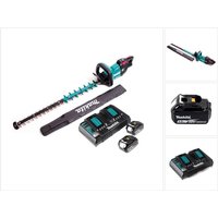 Makita DUH 751 PTE Akku Heckenschere 18V 75 cm Brushless + 2x Akku 5,0Ah + Doppelladegerät Makita DUH 751 PTE Akku Heckenschere 18V 75 cm Brushless + 2x Akku 5,0Ah + Doppelladegerät von Makita