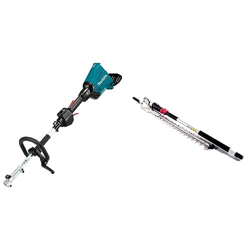 Makita DUX60Z Akku-Multifunkt-Antrieb 2x18V (ohne Akku, ohne Ladegerät) + Heckenscherenaufsatz EN401MP von Makita