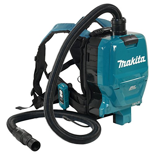 Makita DVC260ZX Staubsauger-Rucksack 18 Vx2 Bl Schwarz von Makita