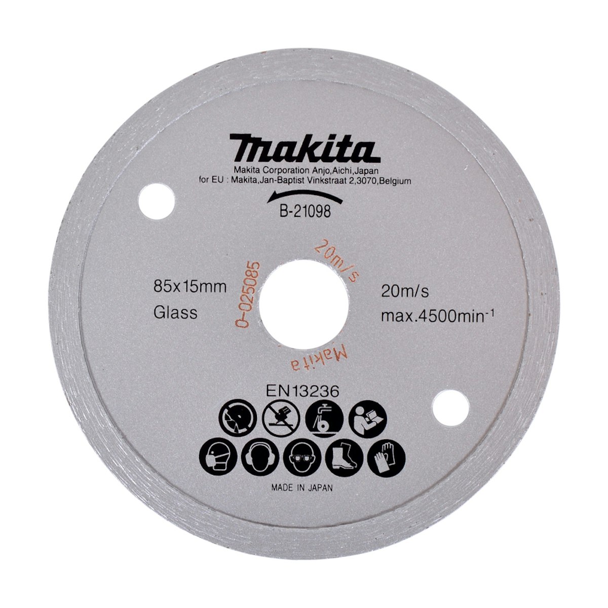 Makita Diamantscheibe Glas B-21098 von Makita