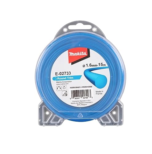 Makita E-02733 Mähfaden rund 1,6mmx15m Blau von Makita