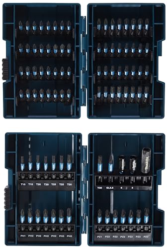 Makita E-03109 Impact Black Bit-Set 90-teilig, PH, PZ, T Bits 25 und 50 mm, Steckschlüsseleinsätze Makita E-03109 Impact Black Bit-Set 90-teilig, PH, PZ, T Bits 25 und 50 mm, Steckschlüsseleinsätze von Makita