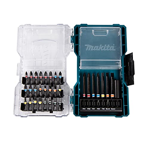 Makita E-07076 Bohrer- und Bit-Set, 32-teilig von Makita