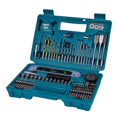 Makita E-10730 Bohrer- und Schrauben-Set, 102-teilig aus Kunststoff von Makita