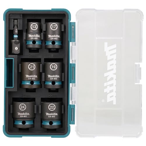 Makita E-16592 Schlagnuss-Set 7tlg. 1/2" Impact Black von Makita