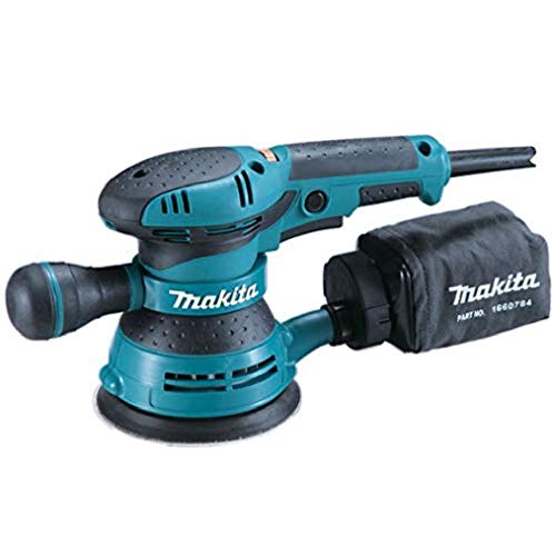 Makita BO5041J Exzenterschleifer 125 mm im MAKPAC, Blau, Silber von Makita