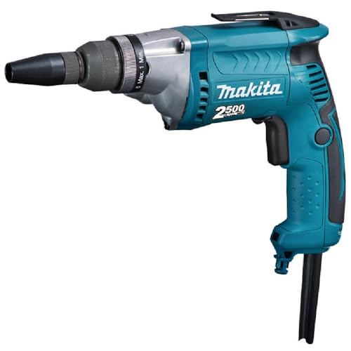 Makita Schnellbauschrauber (570 Watt, 2,5 m Kabel, Drehmoment 32 Nm, 6 Drehmomentstufen, 1/4 Zoll) FS2700 von Makita