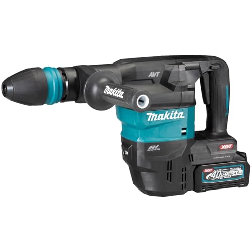 Makita HM001GM201 Akku-Stemmhammer 40V max. / 4,0 Ah, 2 Akkus + Ladegerät im Transportkoffer inkl. AWS Funk-Adapter WUT01 von Makita