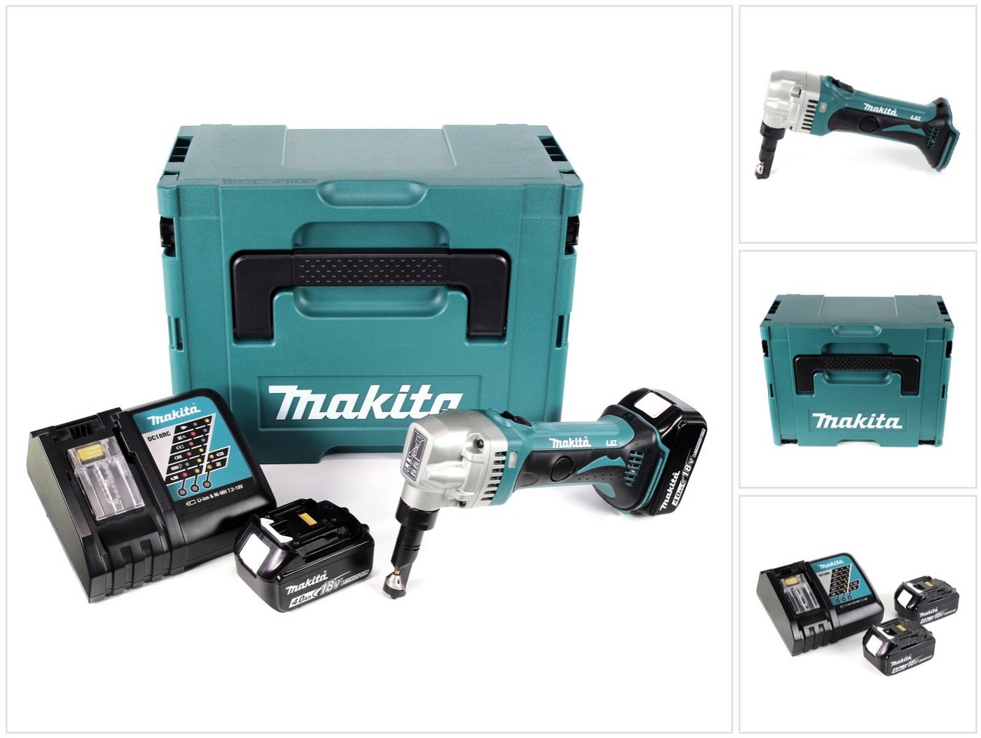 Makita Knabber DJN 161 RMJ 18V Akku Knabber Schere + 2x Akku 4,0Ah + Schnellladegerä Makita Knabber DJN 161 RMJ 18V Akku Knabber Schere + 2x Akku 4,0Ah + Schnellladegerä von Makita