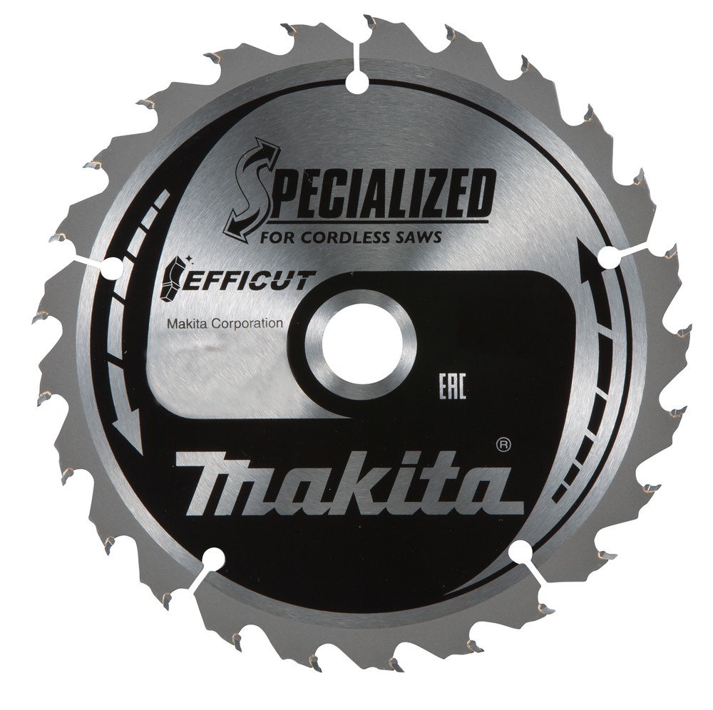 Makita Kreissägeblatt E-07705 (24Z, 1-St., 260x2,15x30mm), EFFICUT - schneller und effizienter von Makita