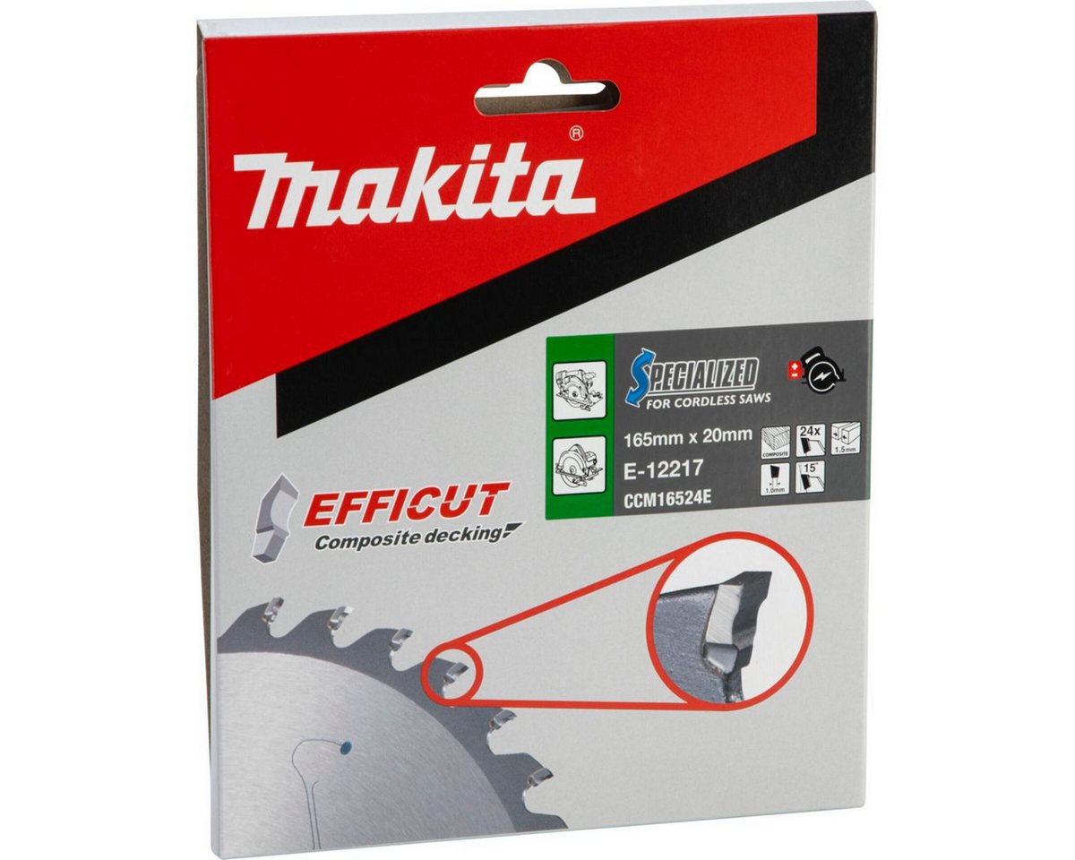 Makita Kreissägeblatt EFFICUT Sägeb.165x20x24Z Makita Kreissägeblatt EFFICUT Sägeb.165x20x24Z von Makita