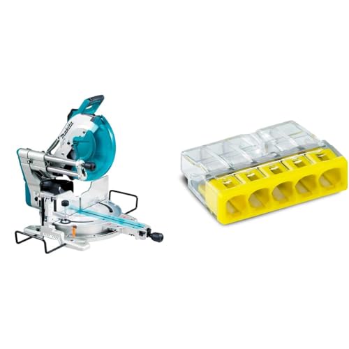 Makita LS1219L Kapp- und Gehrungssäge 305 mm & WAGO Verbindungs-Klemmen 2273-205 | 5-polig, bis 2,5 mm², 100 Stück Makita LS1219L Kapp- und Gehrungssäge 305 mm & WAGO Verbindungs-Klemmen 2273-205 | 5-polig, bis 2,5 mm², 100 Stück von Makita