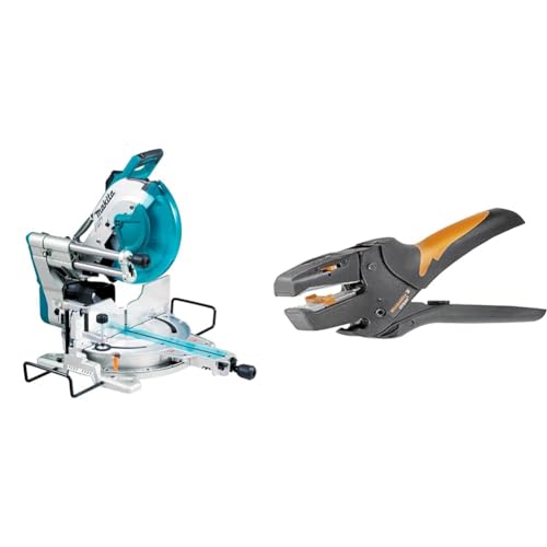 Makita LS1219L Kapp- und Gehrungssäge 305 mm & WEIDMÜLLER Abisolierzange Stripa x AWG 28-7 0.08-10 mm², Länge 190 mm, 9005000000 von Makita