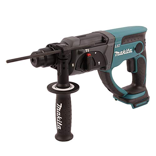 Makita Li- Ion Und Bohrhammer, Nur Gehäuse, DHR202Z Blau, Silber von Makita