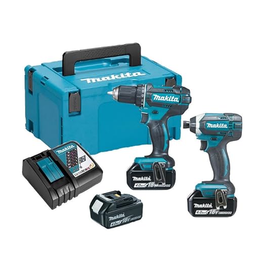 Makita – Lochen DDF482 + Schlagschrauber dtd152 18 V – dlx2127mj6 von Makita