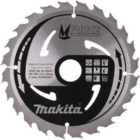 CSMX19024G m-force Kreissägeblatt 190 x 30 x 2,0 mm 24 Zähne ( B-32041 ) für Holz - Makita von Makita