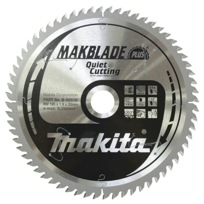 Makita MAKBLADE+ Sägeb. 165x20x64Z B-56518 von Makita