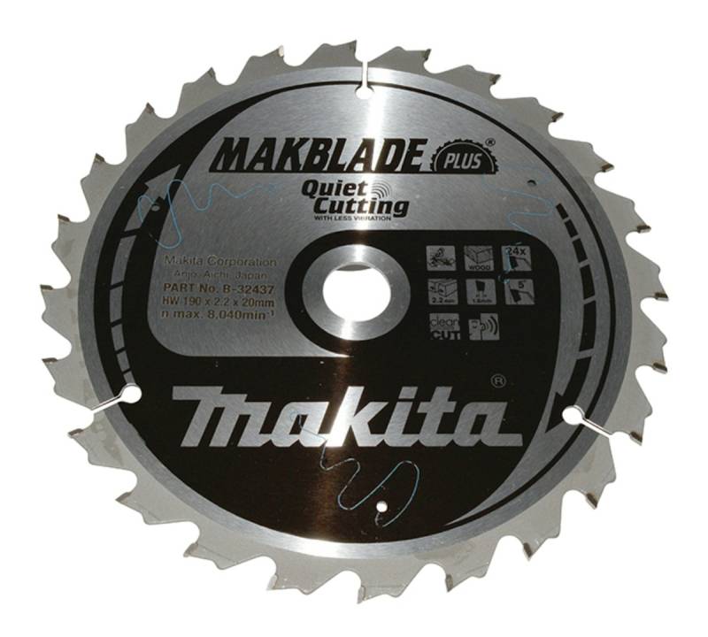 Makita MAKBLADE+ Sägeb. 190x20x24Z B-32437 von Makita
