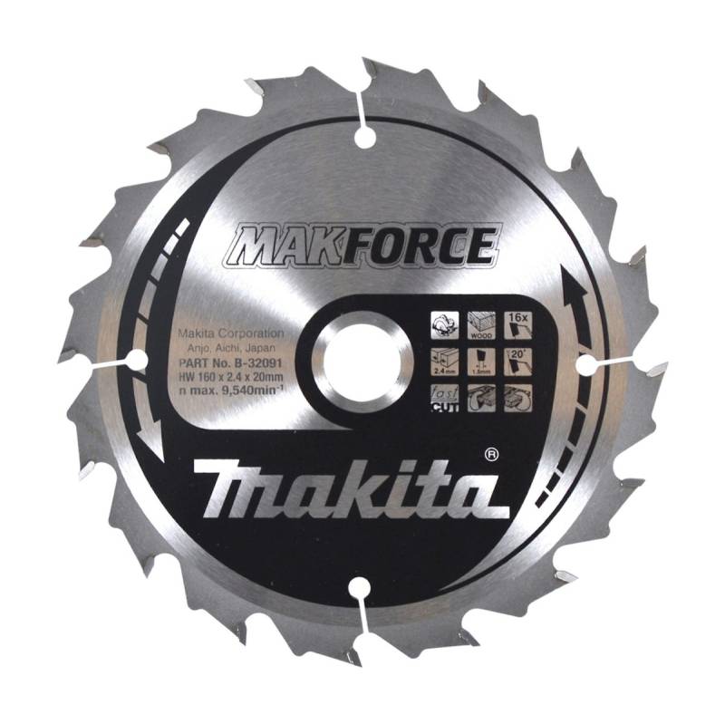 Makita MAKFORCE Sägeb. 160x20x16Z B-32091 von Makita
