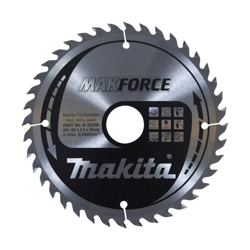 Makita MAKFORCE Sägeb. 165x30x40Z B-32306 von Makita