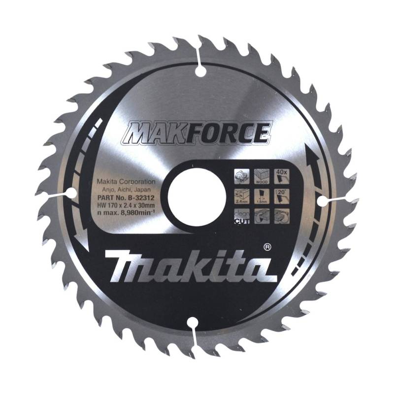 Makita MAKFORCE Sägeb. 170x30x40Z B-32312 von Makita