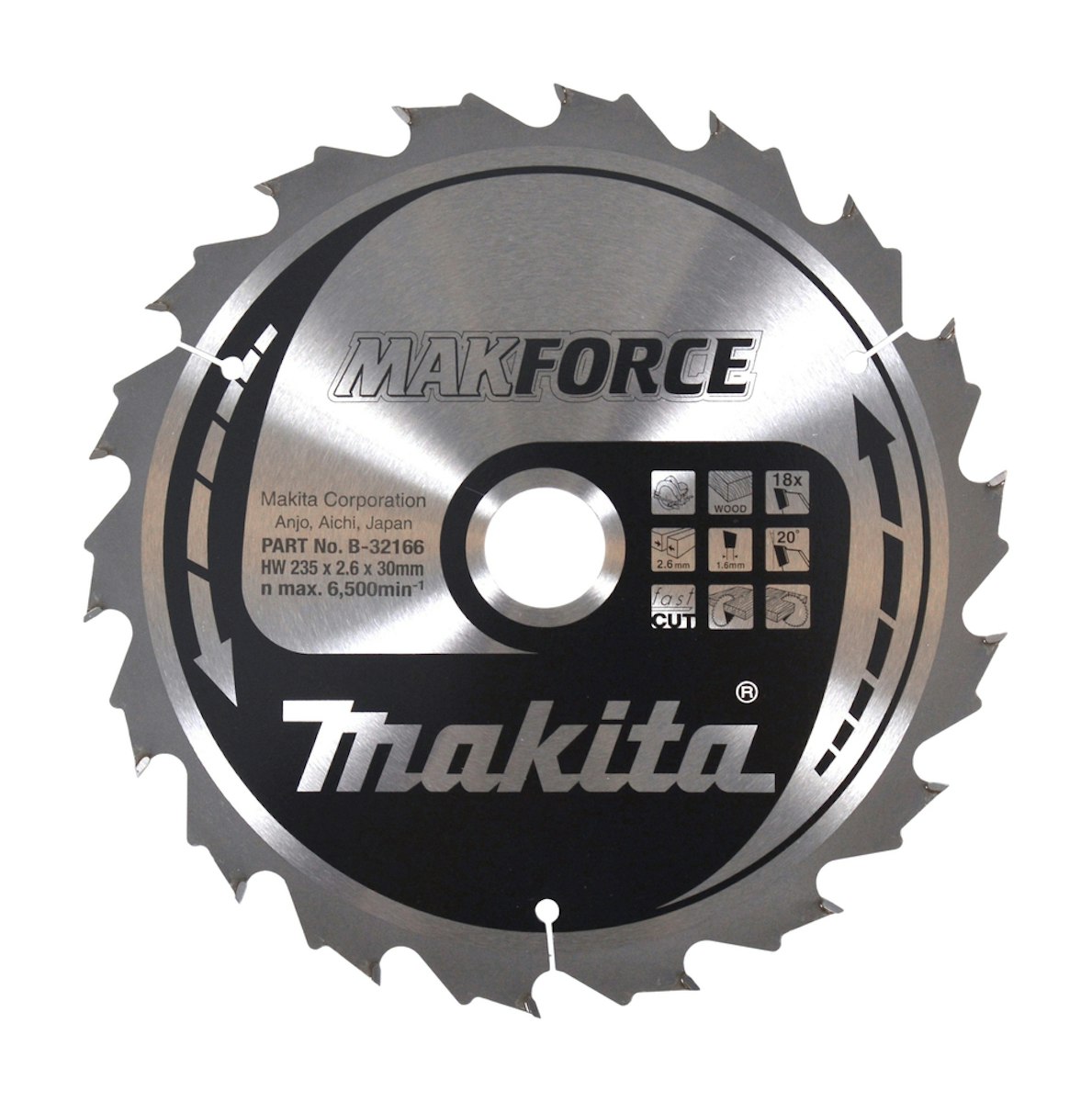 Makita MAKFORCE Sägeb. 235x30x18Z B-32166 von Makita
