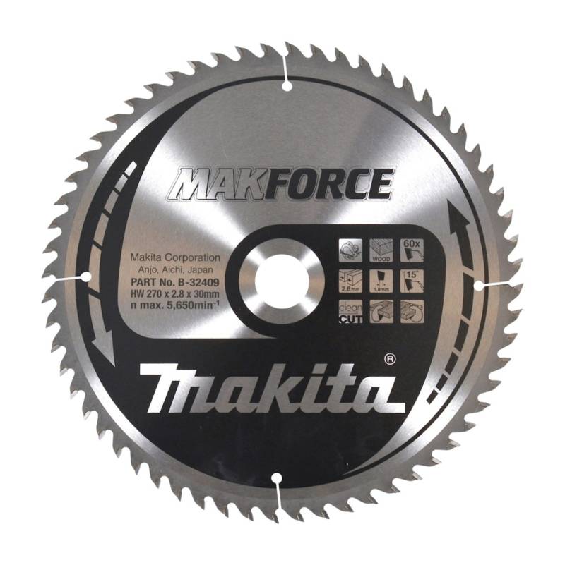 Makita MAKFORCE Sägeb. 270x30x60Z B-32409 von Makita
