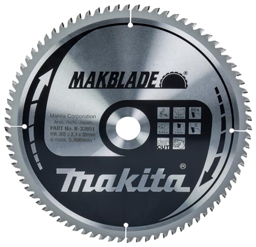 Makita Makblade Saegeblatt, 305 x 30 mm, 80Z, B-32851 von Makita