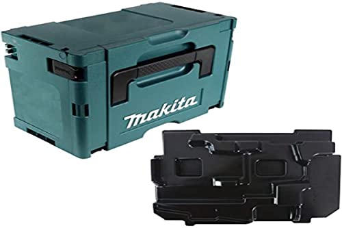 Makita MAKPAC 3 Werkzeugkoffer mit Einlage für BJV DJV 141 181 (821551-8 + 837789-5) von Makita