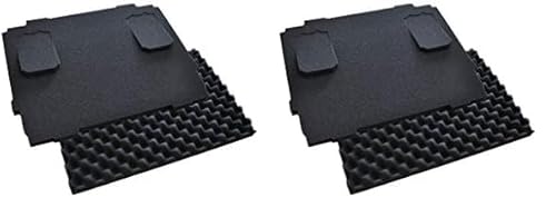 Makita P-84268 Polster-Set 20 mm, 2-teilige Schaumstoffeinlagen mit Boden- und Deckelpolster, mit 2 Ausschnitte für 18V LXT-Akkus, passend für MAKPAC-Sytemkoffer, 375 x 280 x 60 mm (LxBxH) von Makita