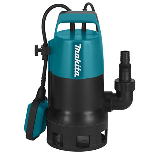 Makita PF0410 elektrische Tauchpumpe, Schmutzwasser bis 35 mm Partikelgröße, 400 Watt von Makita