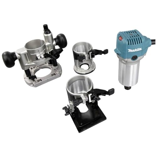 Makita RT0702CX2J Multifunktionsfräse 710 W inkl. Fräsmodule im MAKPAC von Makita