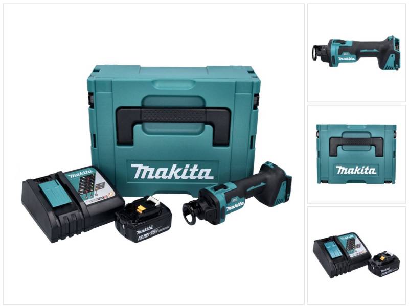 Makita Rotationsschleifer DCO 181 RG1J Akku Rotationsschneider 18 V 32000 U/min Brushless + 1x von Makita