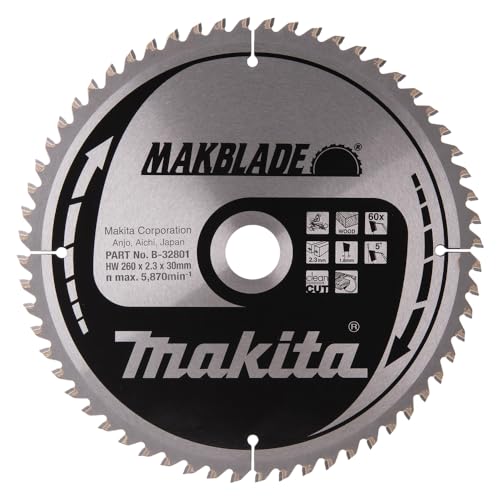 Makita Makblade Saegeblatt, 260 x 30 mm, 60Z, B-32801 von Makita